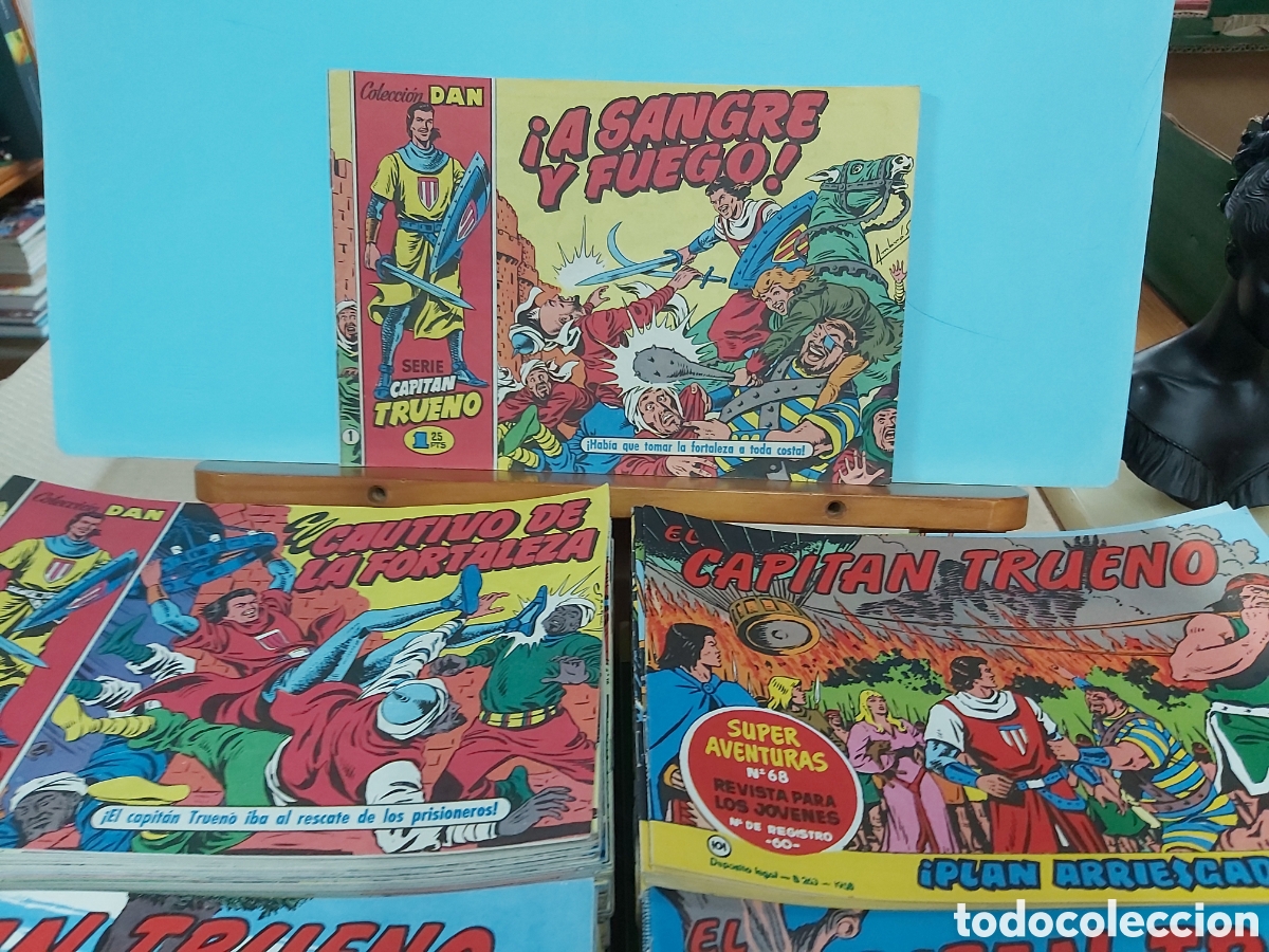 Tebeos: * EL CAPITAN TRUENO * EDICIONES B * COMPLETA 1991 * REEDICION FASCIMIL IMPECABLE 618 N&ordm; *