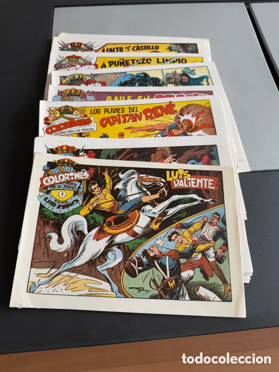 Tebeos: LUIS VALIENTE. COMPLETA. 24 N&uacute;meros