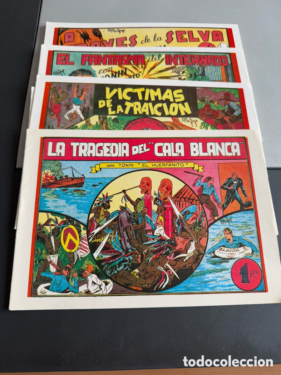 Tebeos: TONIN EL HUERFANITO. COMPLETA. 8 N&uacute;meros