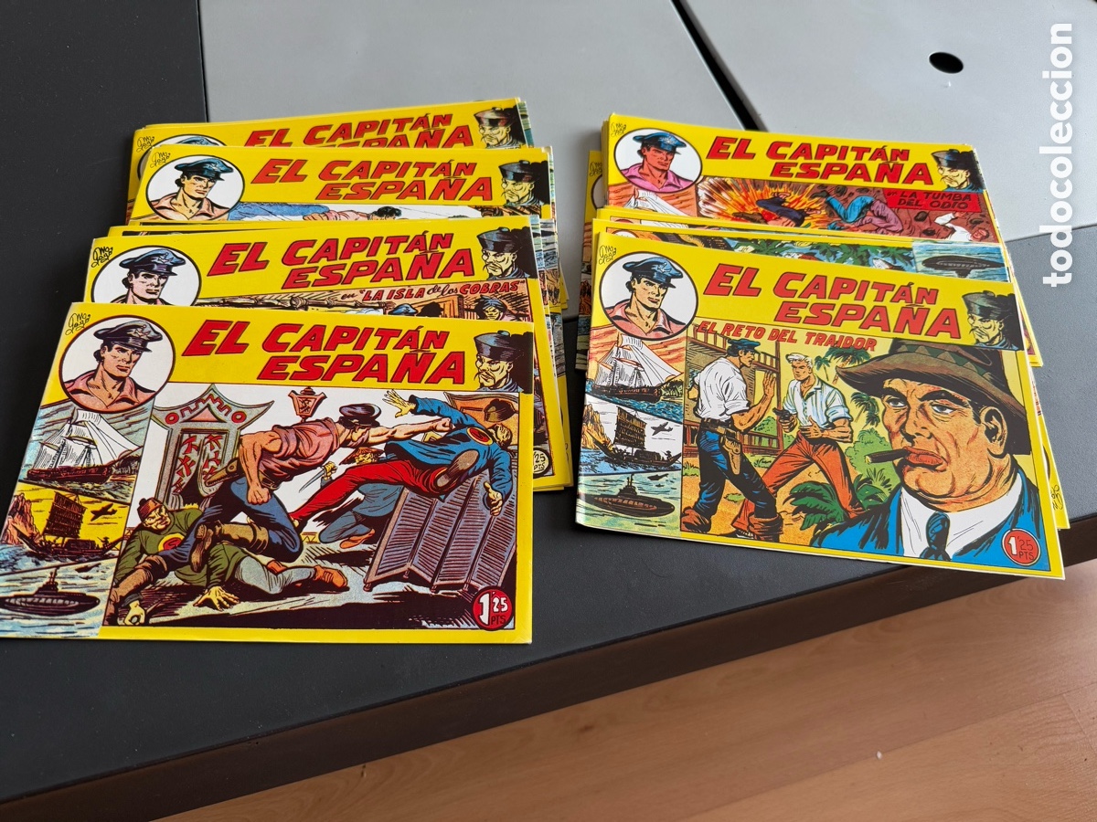 Tebeos: EL CAPIT&Aacute;N ESPA&Ntilde;A. COMPLETA. 32 N&uacute;meros
