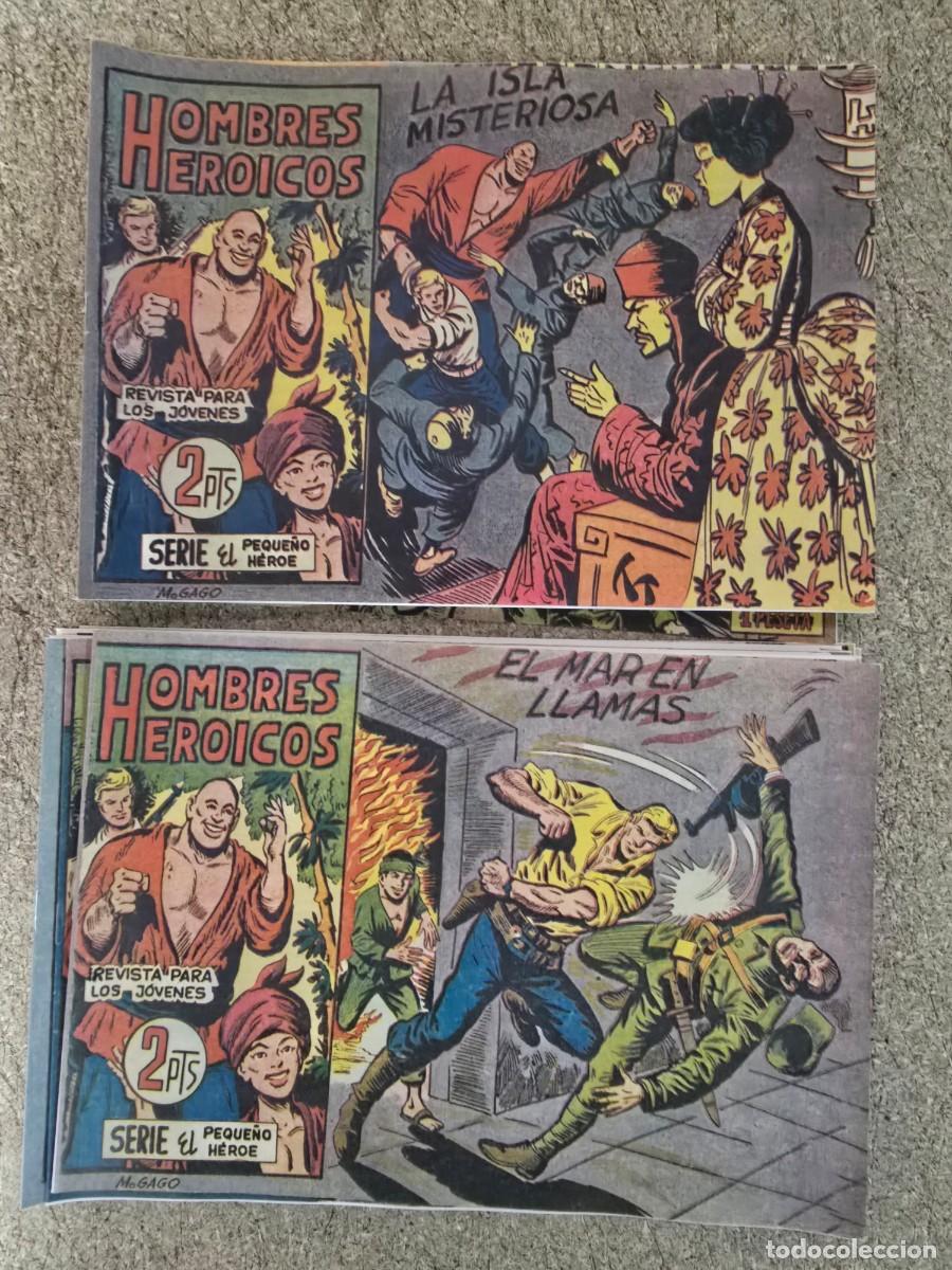 Tebeos: Hombres Heroicos.Completa 30 Tebeos.Maga.Facsimil