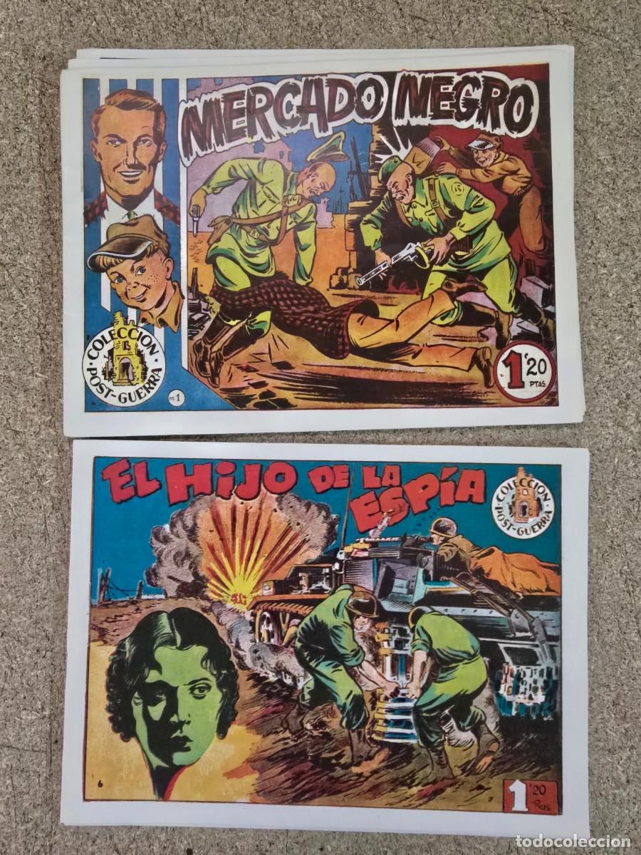 Tebeos: Coleccion Post-Guerra.Completa 9 Tebeos.Marco.Facsimil