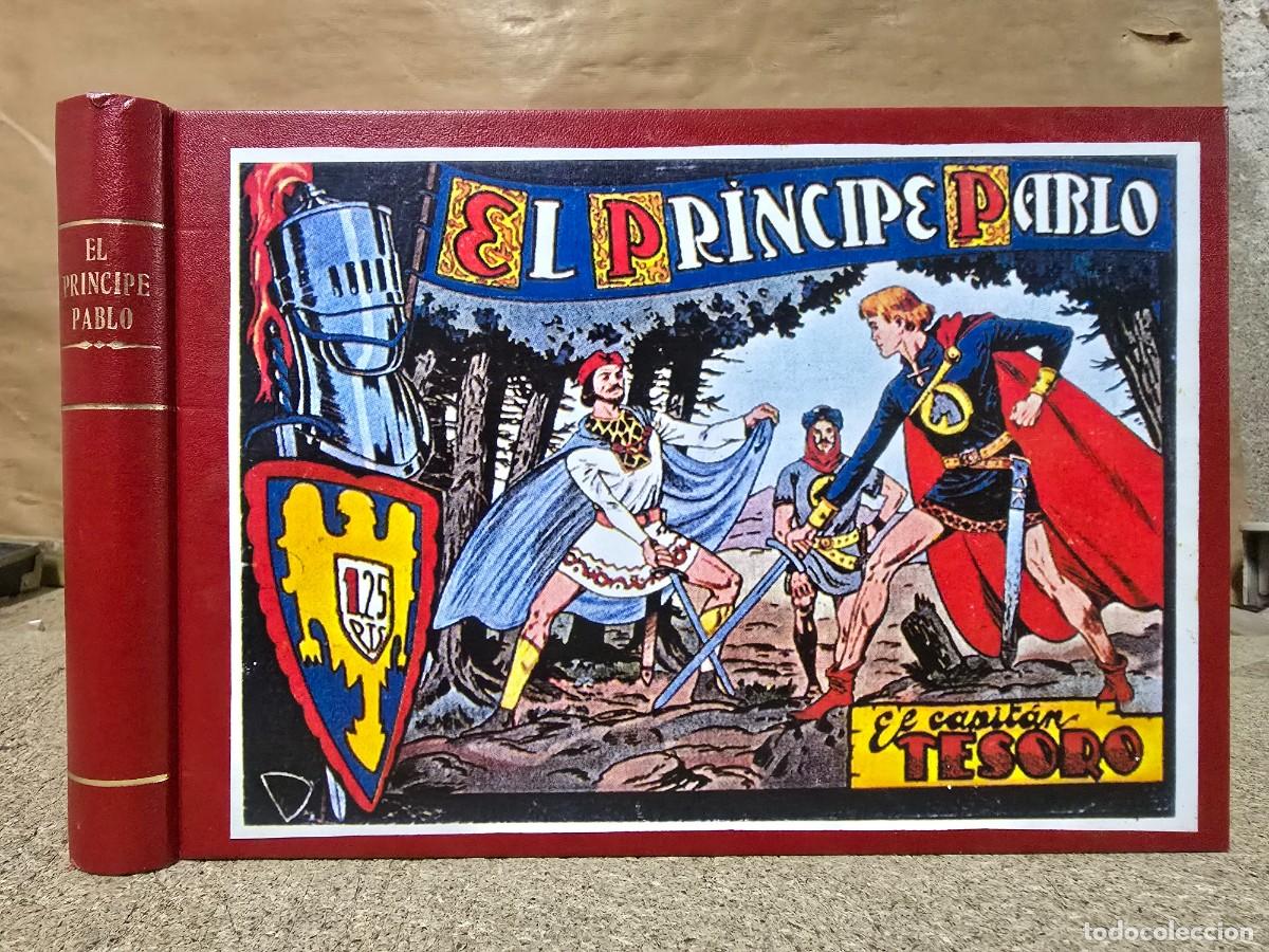 Tebeos: El Principe Pablo.Completa 24 Tebeos en un Tomo.Maga.Facsimil