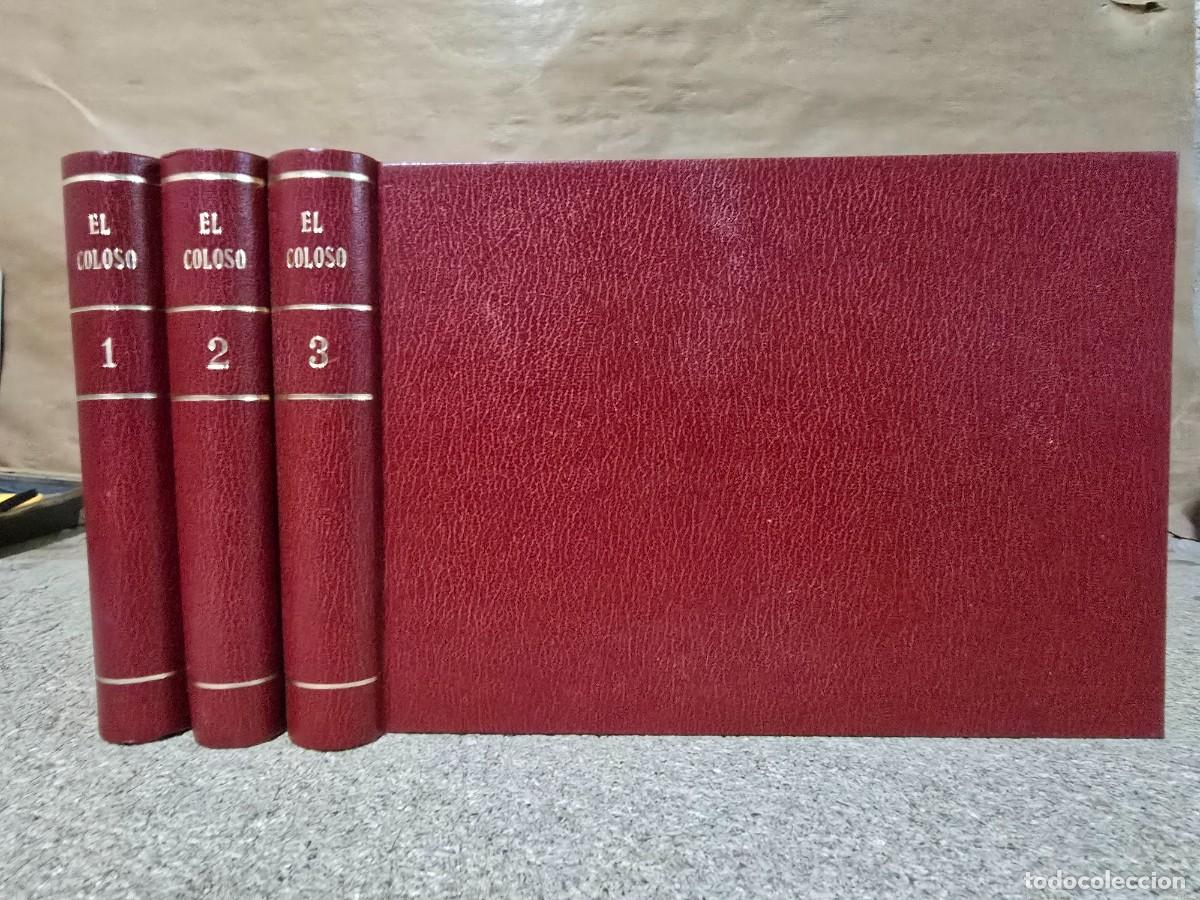Tebeos: El Coloso.Completa 83 Tebeos en tres Tomos.Maga.Facsimil