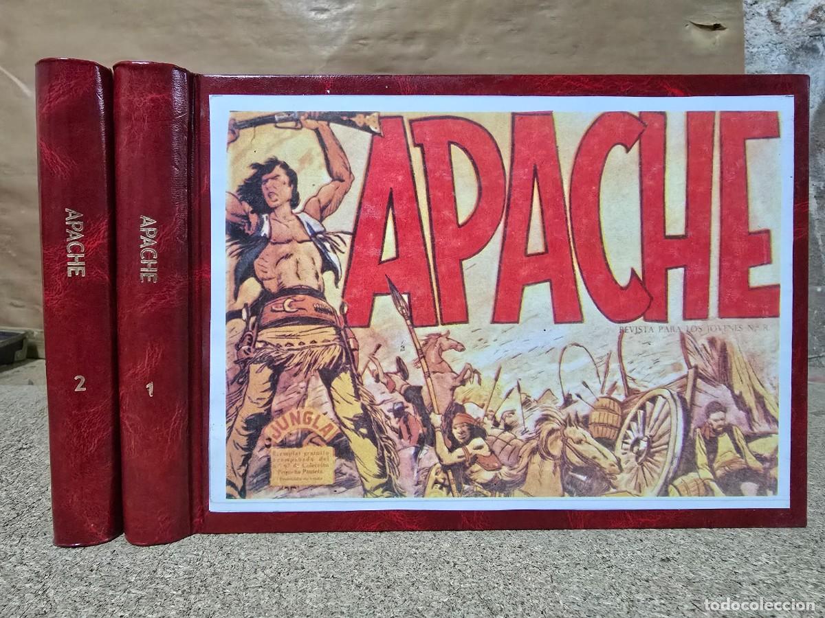 Tebeos: Apache 1&ordf; Serie.Completa 56 Tebeos en dos Tomos.Valenciana.Facsimil