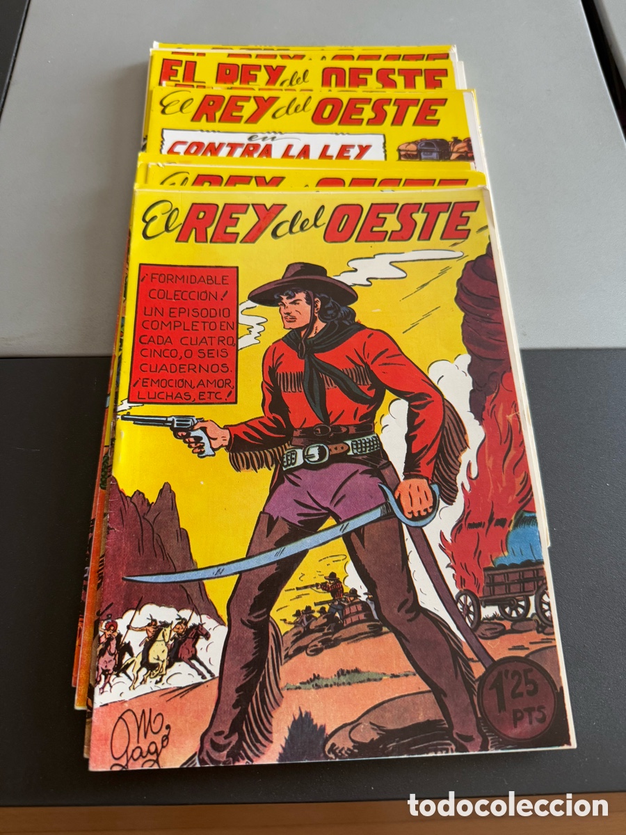 Tebeos: EL REY DEL OESTE. Colecci&oacute;n Completa. 17 N&uacute;meros. Perfecto Estado