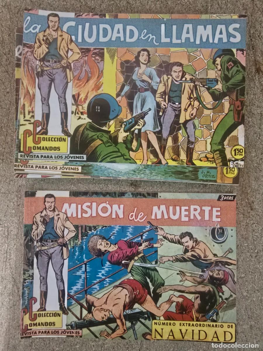 Tebeos: Col.Comandos Roy Clark.Completa 25 Tebeos + Almanaque.Valenciana .Facsimil