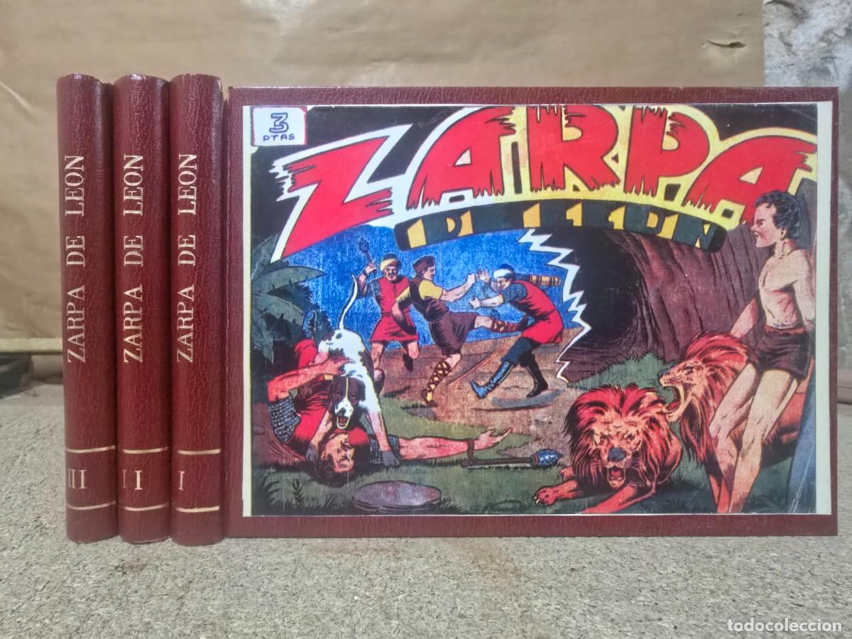 Tebeos: Zarpa de Leon.Completa 60 Tebeos en tres Tomos.Maga.Facsimil