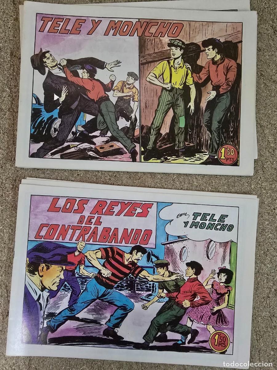 Tebeos: Tele y Moncho.Completa 8 Tebeos.JLA.Facsimil