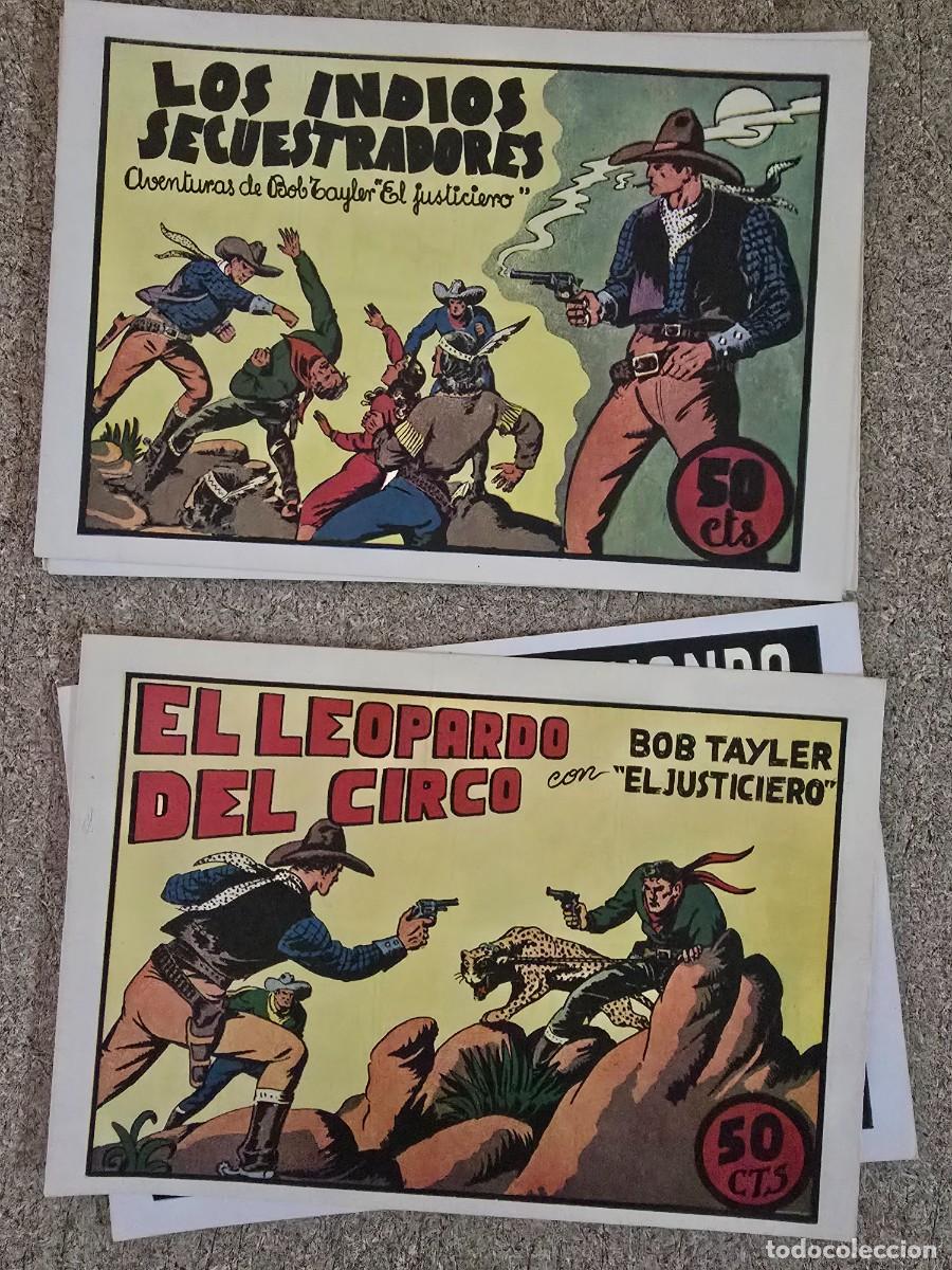 Tebeos: Aventuras de Bob Tayler El Justiciero.Completa 6 Tebeos.Valenciana.Facsimil