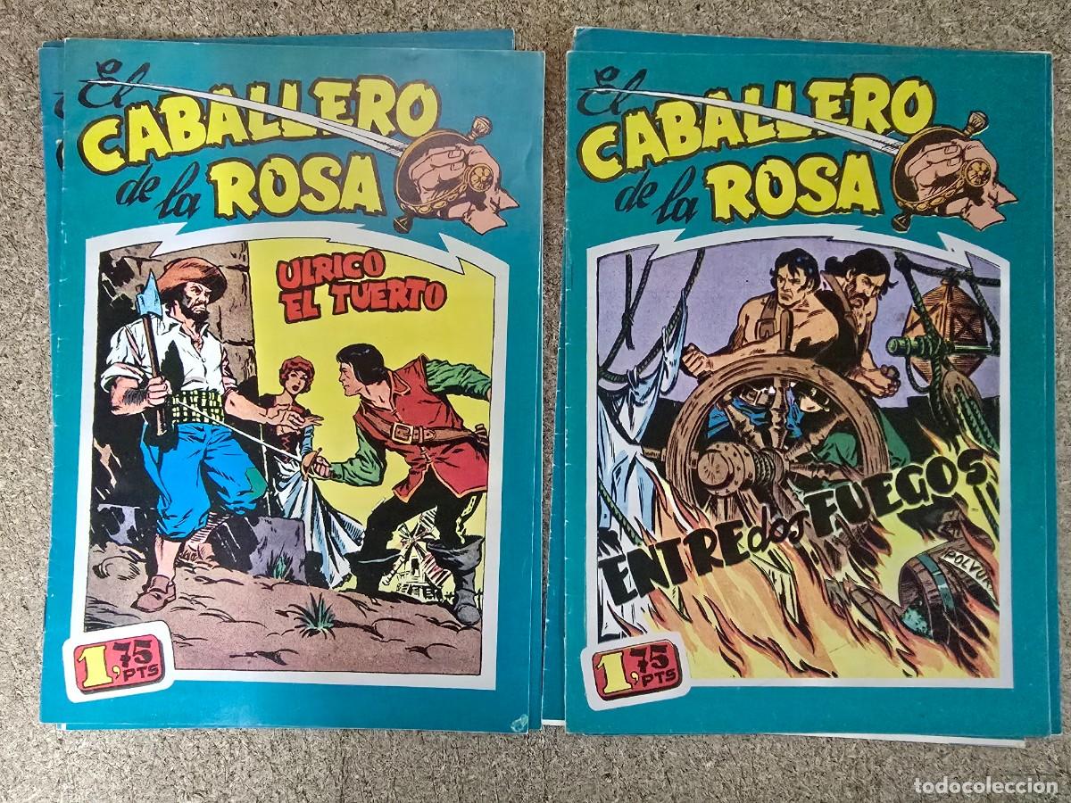 Tebeos: El Caballero de la Rosa.Completa 7 Tebeos.Maga.Facsimil