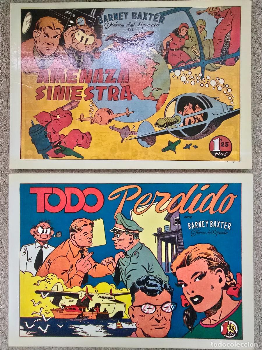 Tebeos: Barney Baxter.Completa 2 Tomos.Valenciana.Facsimil