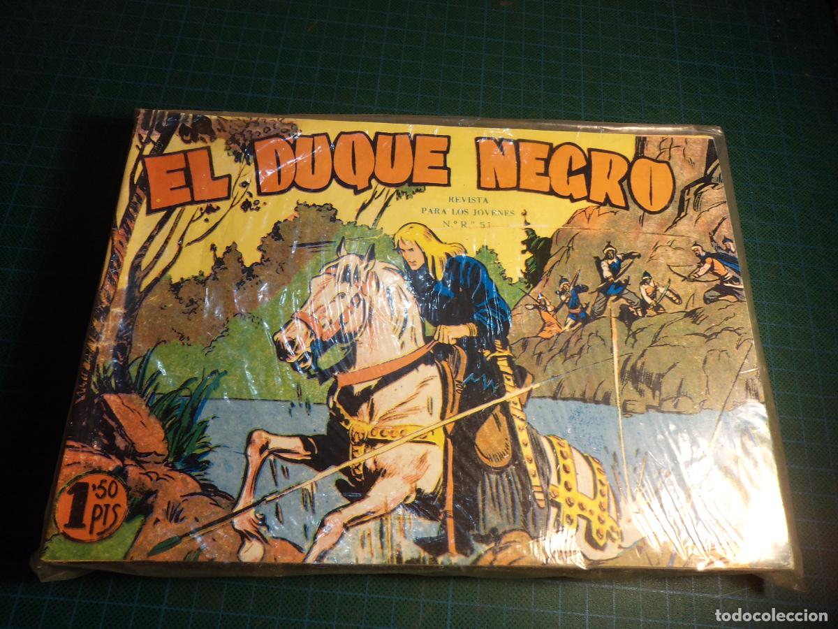 Tebeos: El duque negro. Completa. 42 ejemplares. Facsimil. - Foto 1