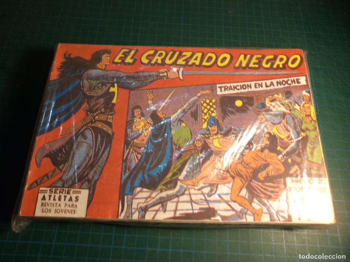 Tebeos: El cruzado negro. Completa. 56 ejemplares. Facsimil. - Foto 1