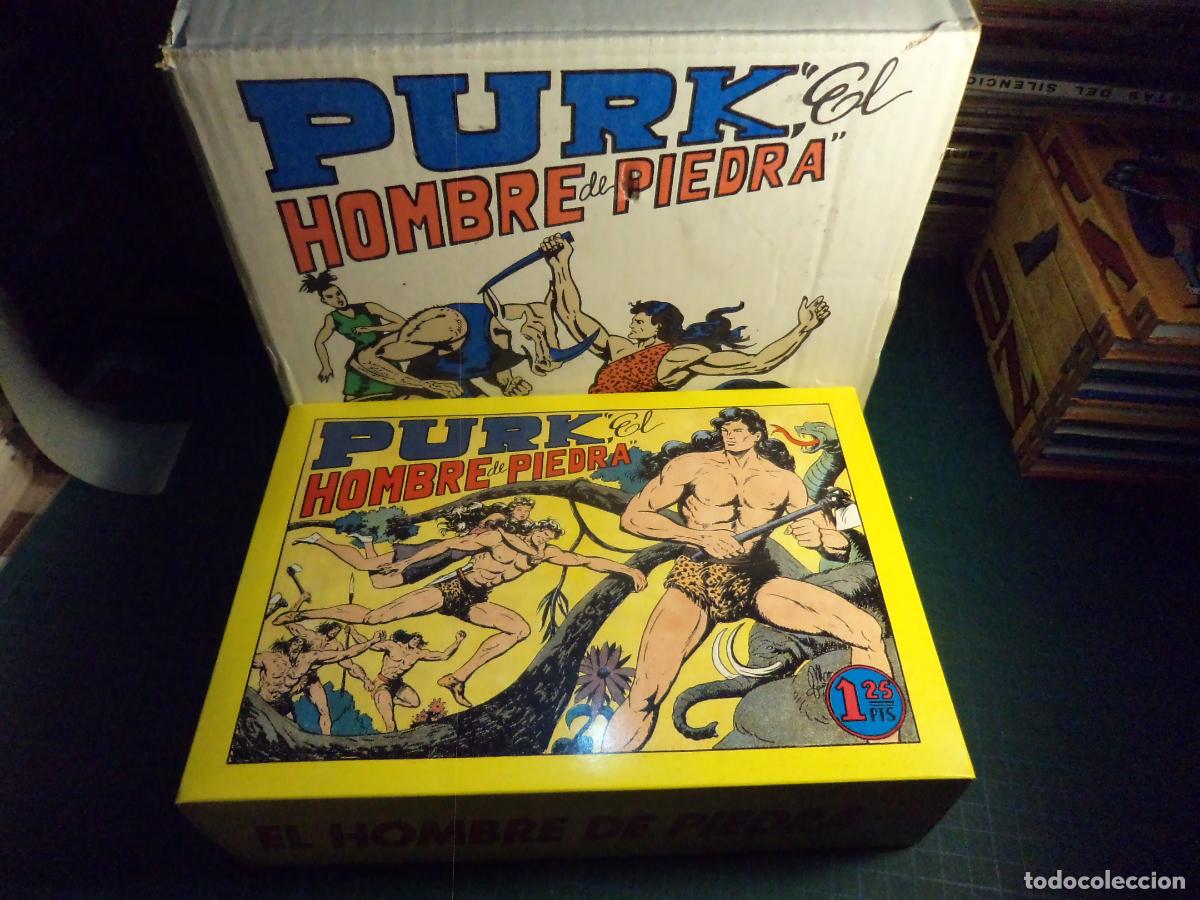 Tebeos: Purk el hombre de piedra. Completa. 210 ejemplares. Facsimil.