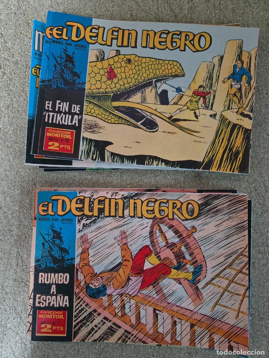 Tebeos: El Delfin Negro.Completa 42 Tebeos.Ibero Mundial.Facsimil