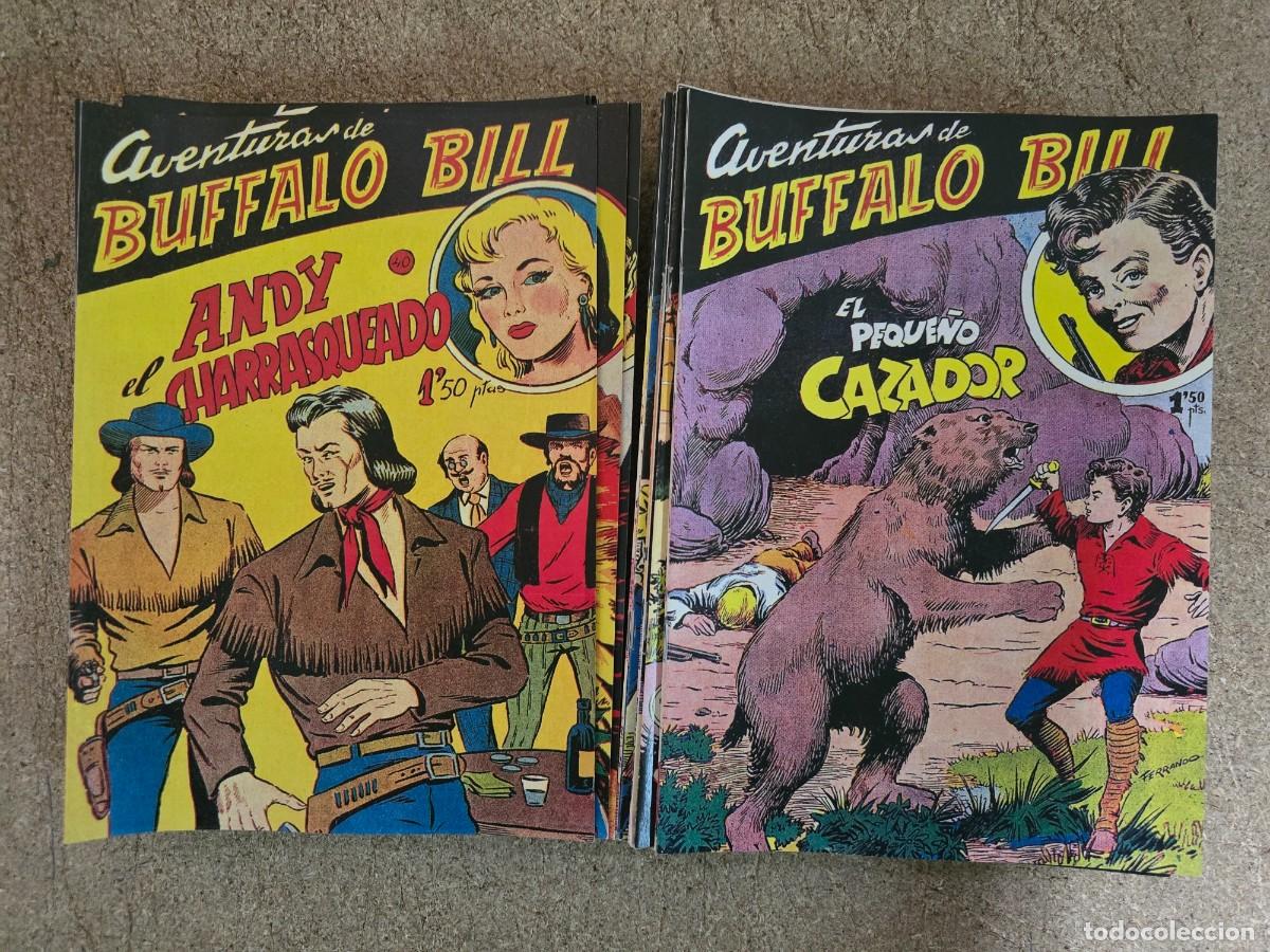 Tebeos: Aventuras de Buffalo Bill.solo falta numero 70 .hay 76 Tebeos.Juvenis.Facsimil
