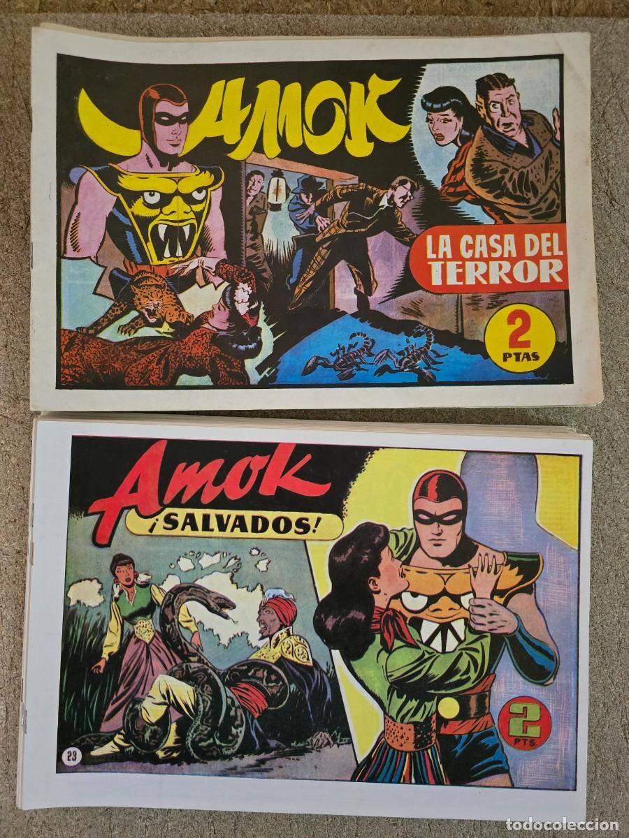 Tebeos: Amok.Completa 45 Tebeos.Hispano Americana.Facsimil