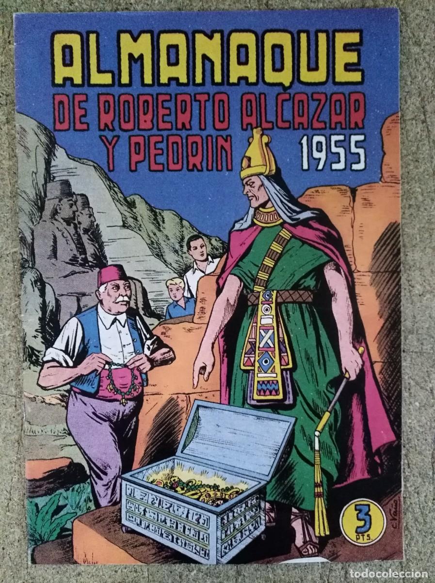 Tebeos: Roberto Alcazar y Pedrin.Almanaque 1955.Valenciana.Facsimil