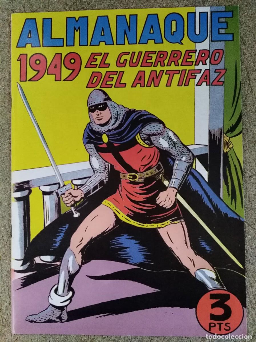BDs: El Guerrero del Antifaz.Almanaque 1949.Valenciana.Facsimil