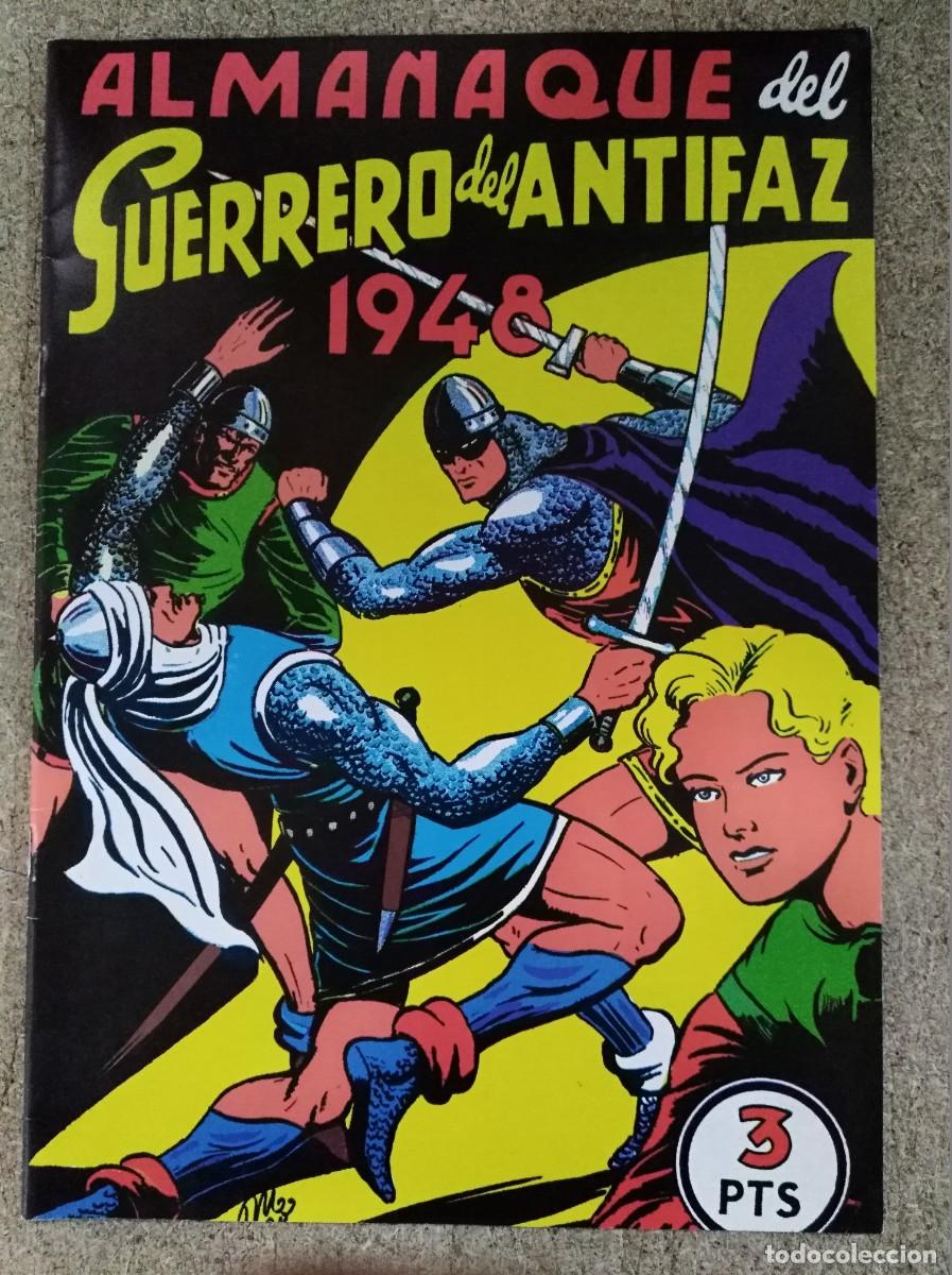 BDs: El Guerrero del Antifaz.Almanaque 1948.Valenciana.Facsimil