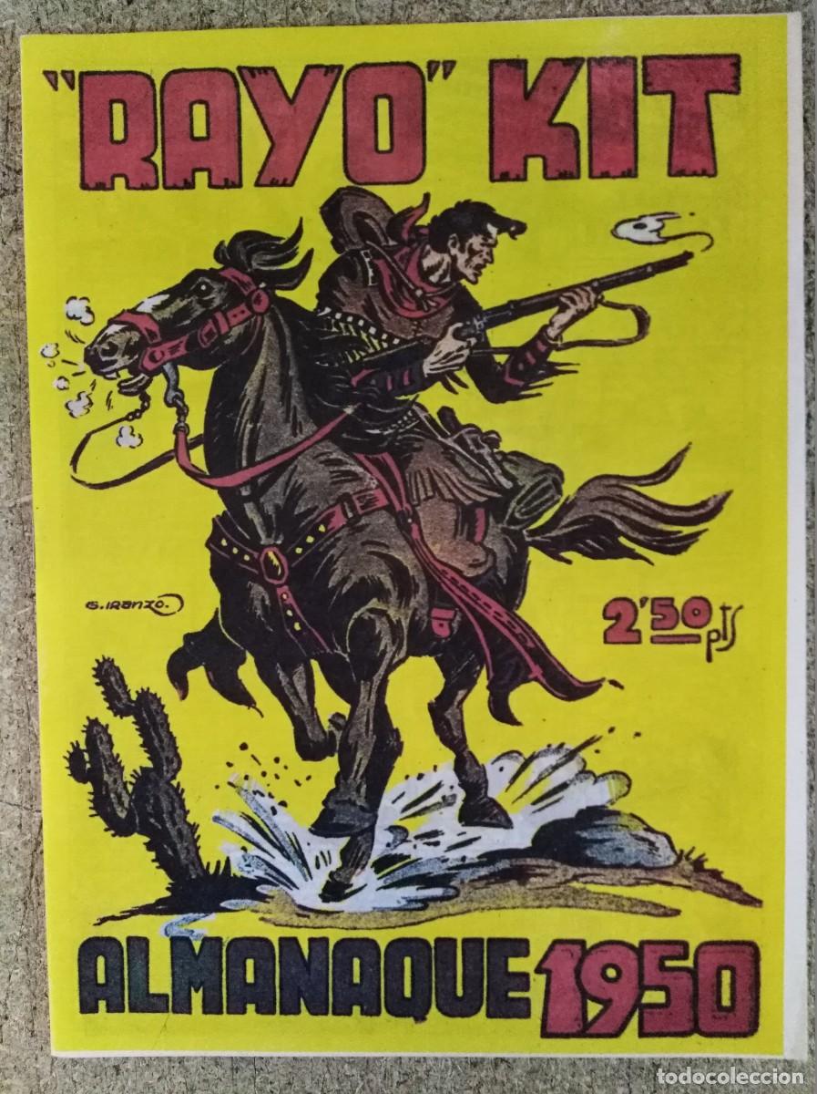 Tebeos: Rayo Kit.Almanaque 1950.Toray.Facsimil