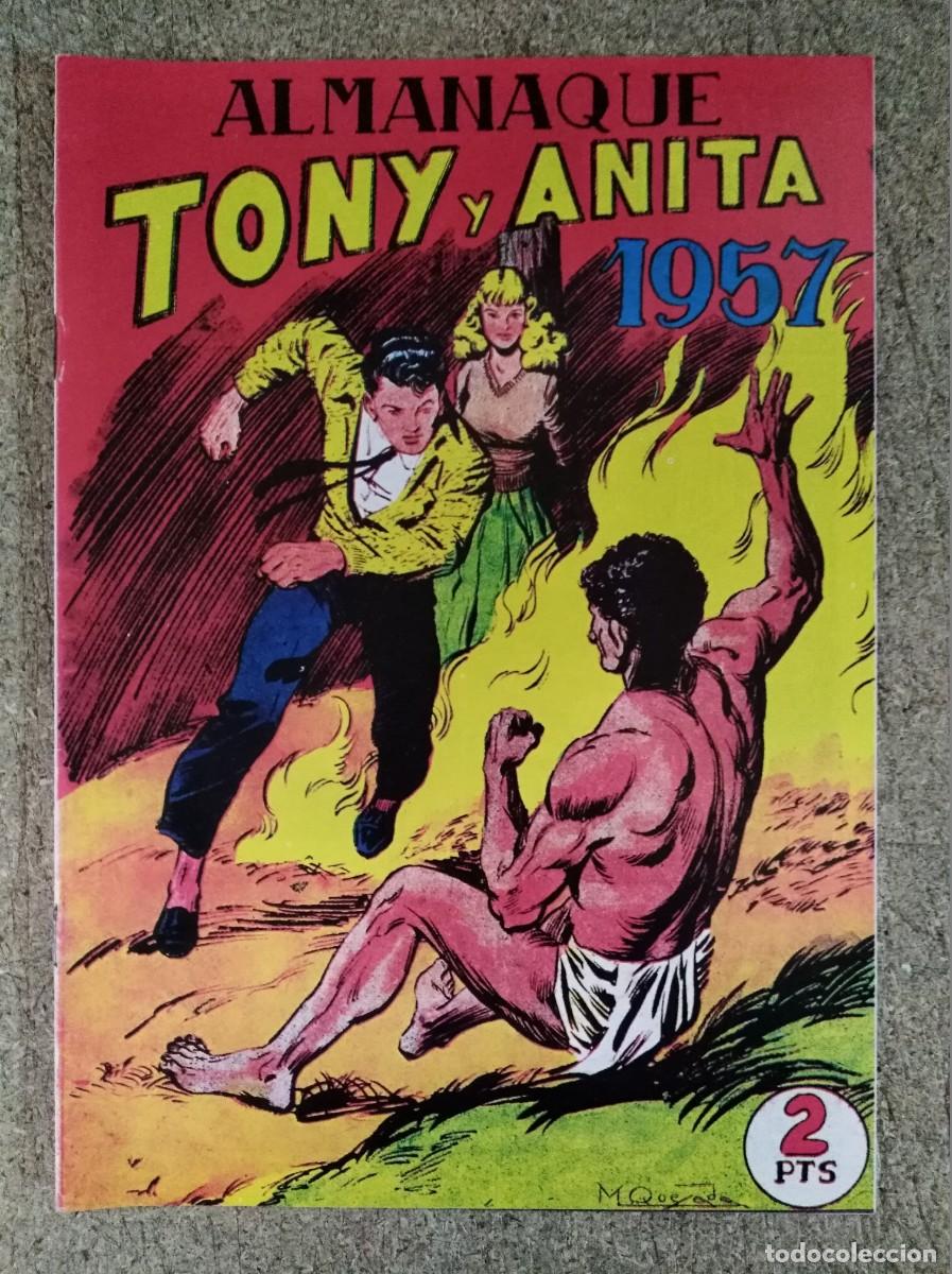 Tebeos: Tony y Anita.Almanaque 1957.Maga.Facsimil