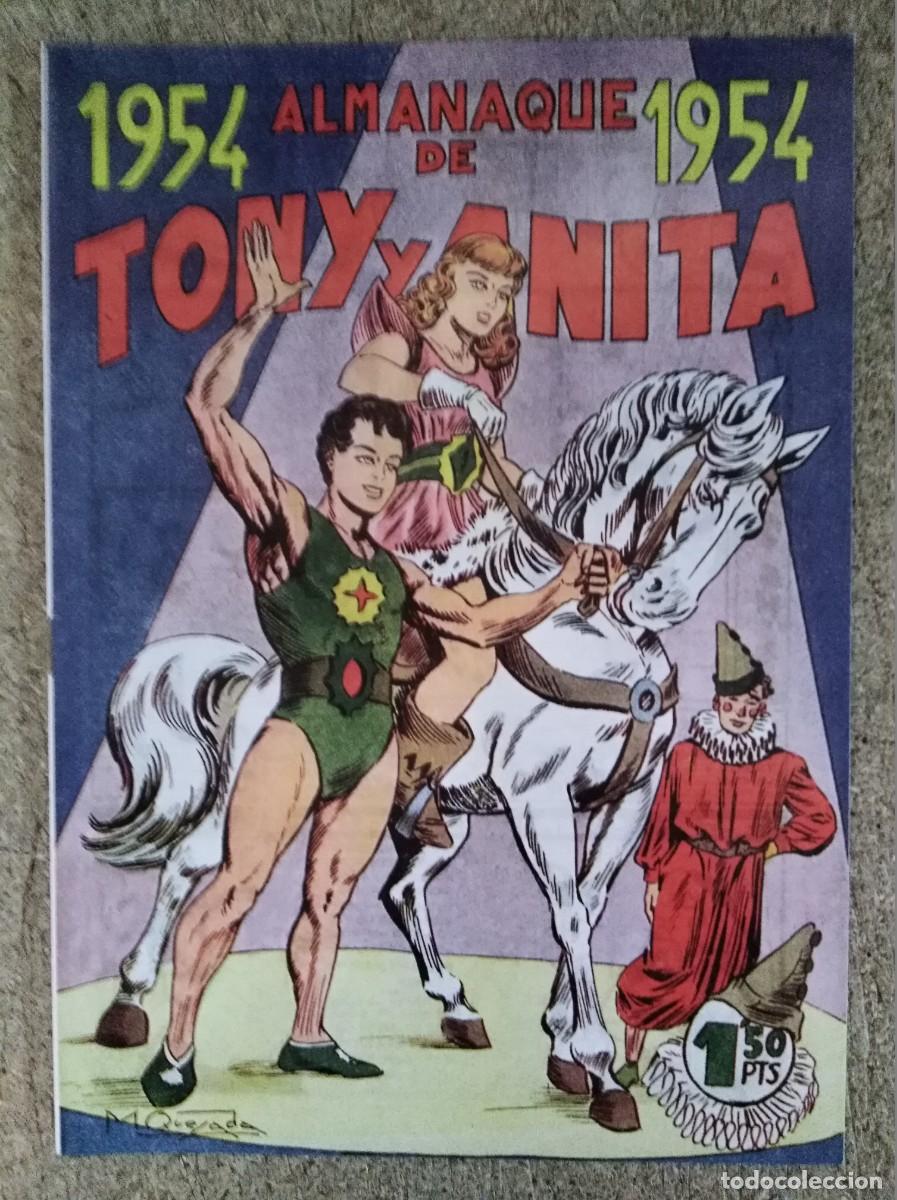 Tebeos: Tony y Anita.Almanaque 1954.Maga.Facsimil