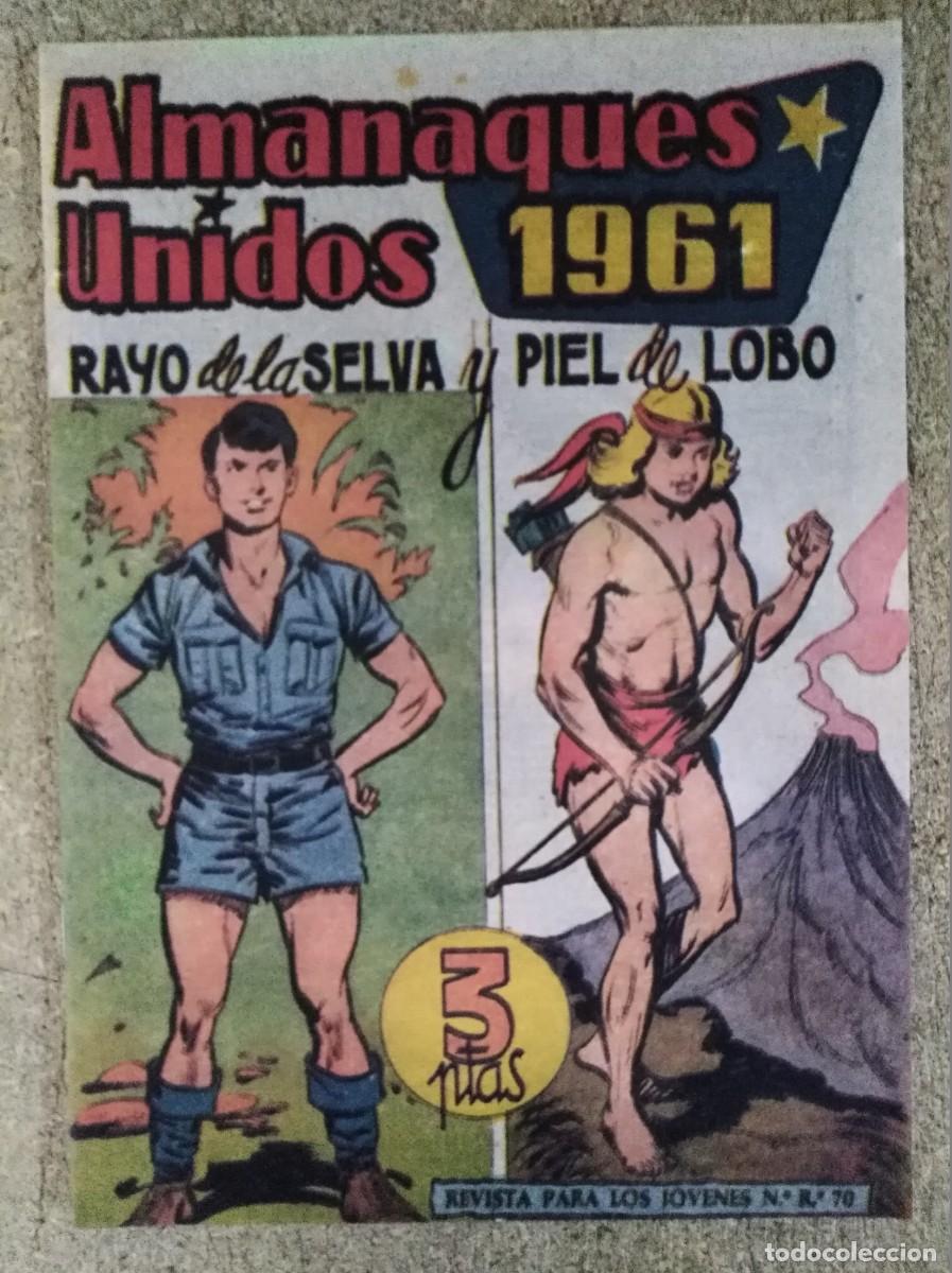 Tebeos: Almanaques Unidos 1961.Maga.Facsimil