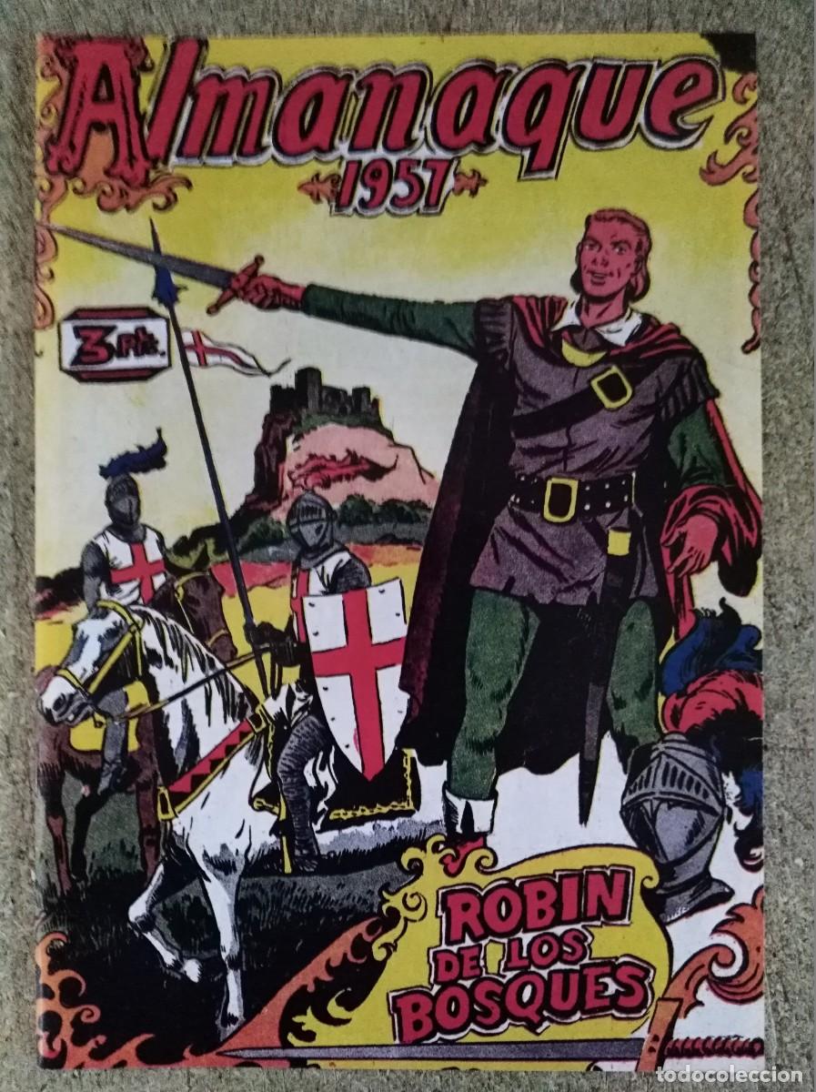 Tebeos: Robin de los Bosques.Almanaque 1957.Ferma.Facsimil