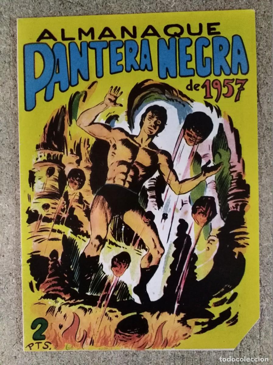 Tebeos: Pantera Negra.Almanaque 1957.Maga.Facsimil