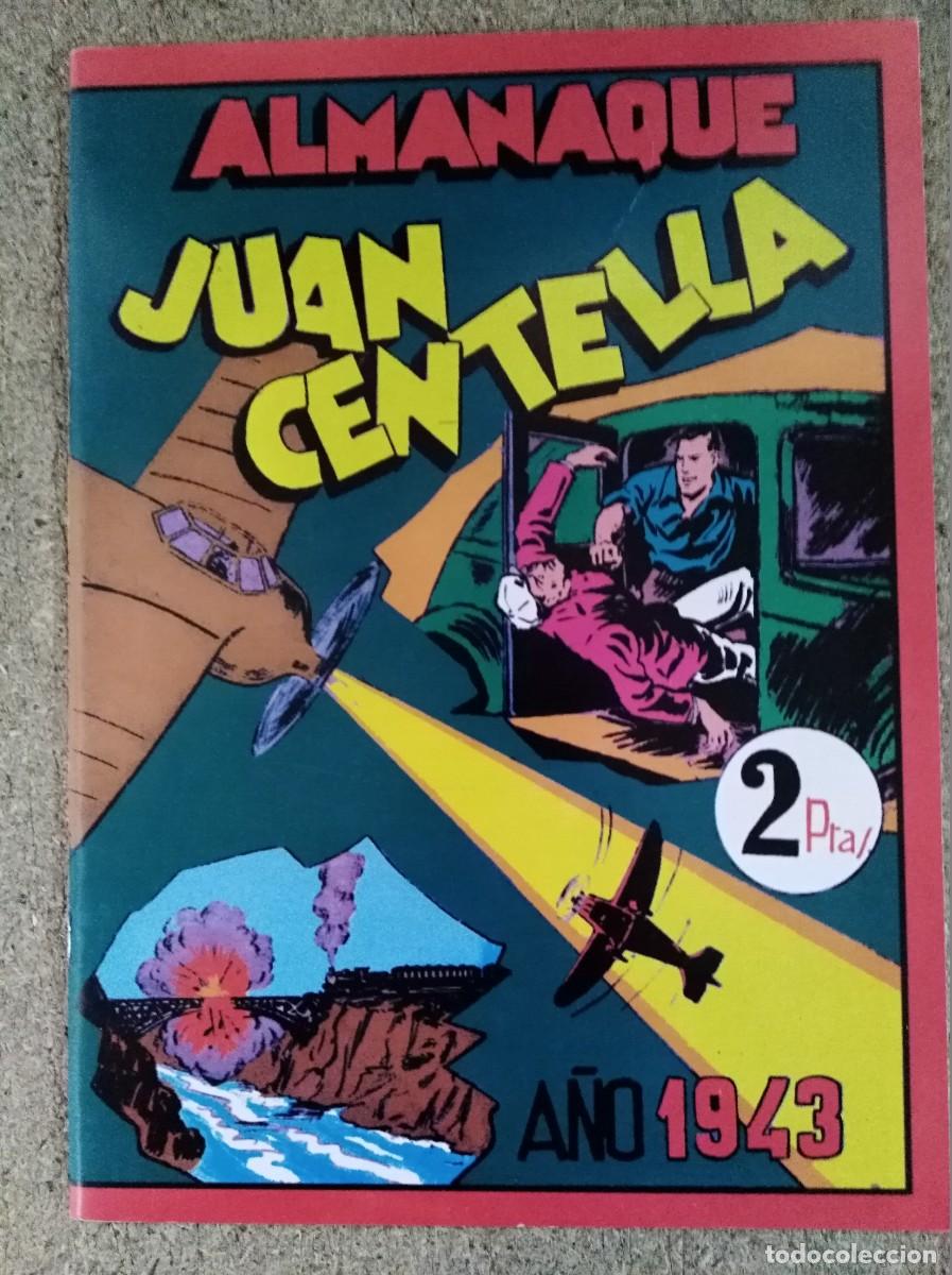 Tebeos: Juan Centella.Almanaque 1943.Hispano Americana.Facsimil