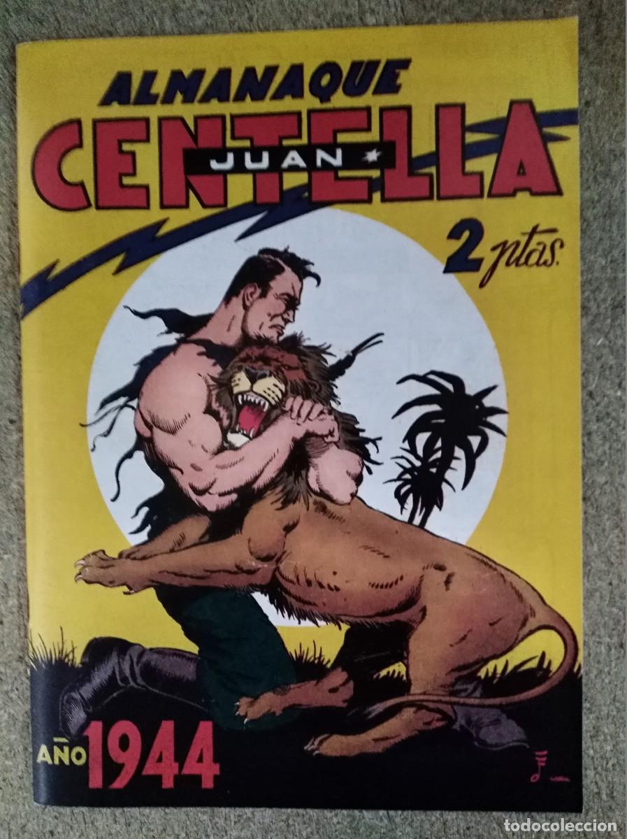 Tebeos: Juan Centella.Almanaque 1944.Hispano Americana.Facsimil