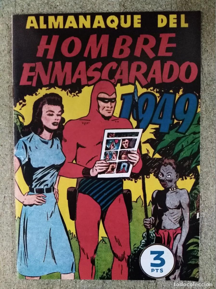 Tebeos: El Hombre Enmascarado.Almanaque 1949.Hispano Americana.Facsimil