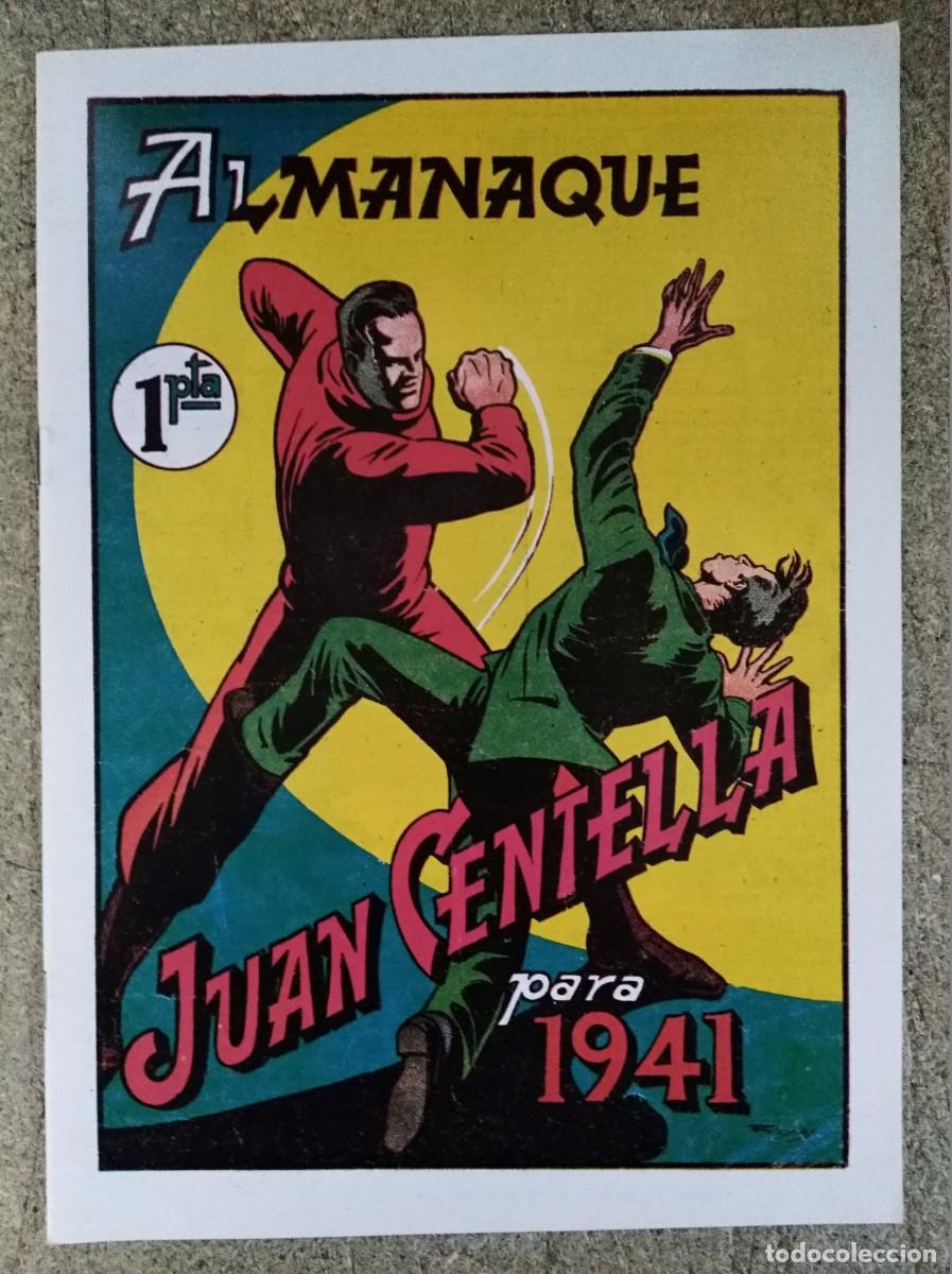 Tebeos: Juan Centella.Almanaque 1941.Hispano Americana.Facsimil
