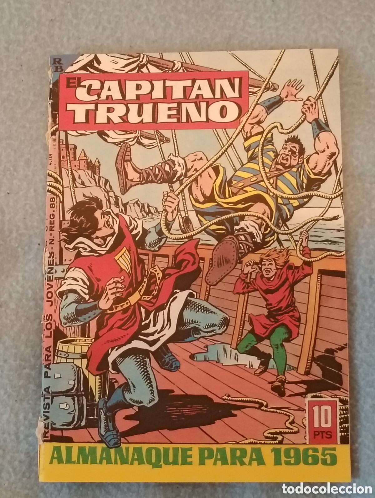 Tebeos: EL CAPIT&Aacute;N TRUENO ALMANAQUE 1965