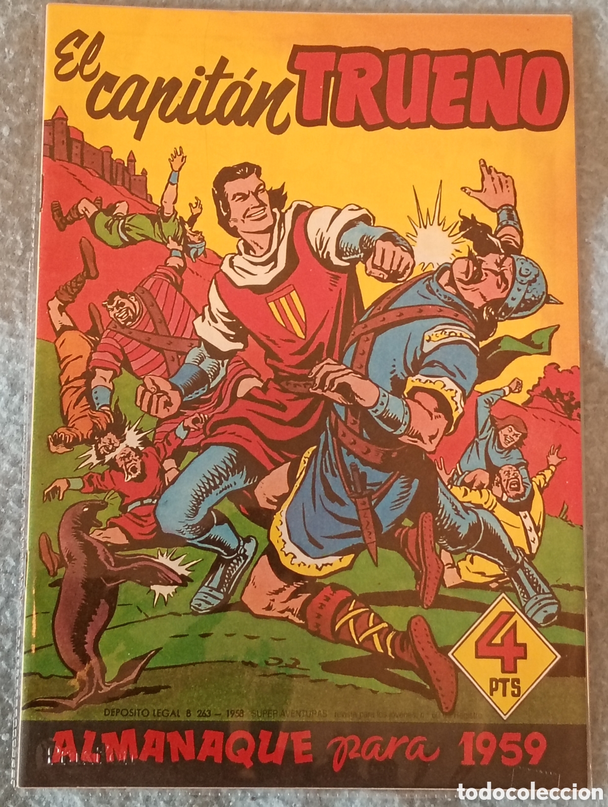 Tebeos: EL CAPIT&Aacute;N TRUENO ALMANAQUE 1959