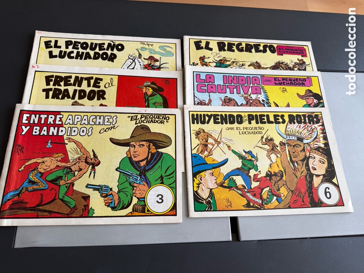 Tebeos: EL PEIQUE&Ntilde;O LUCHADOR. Del 1-6