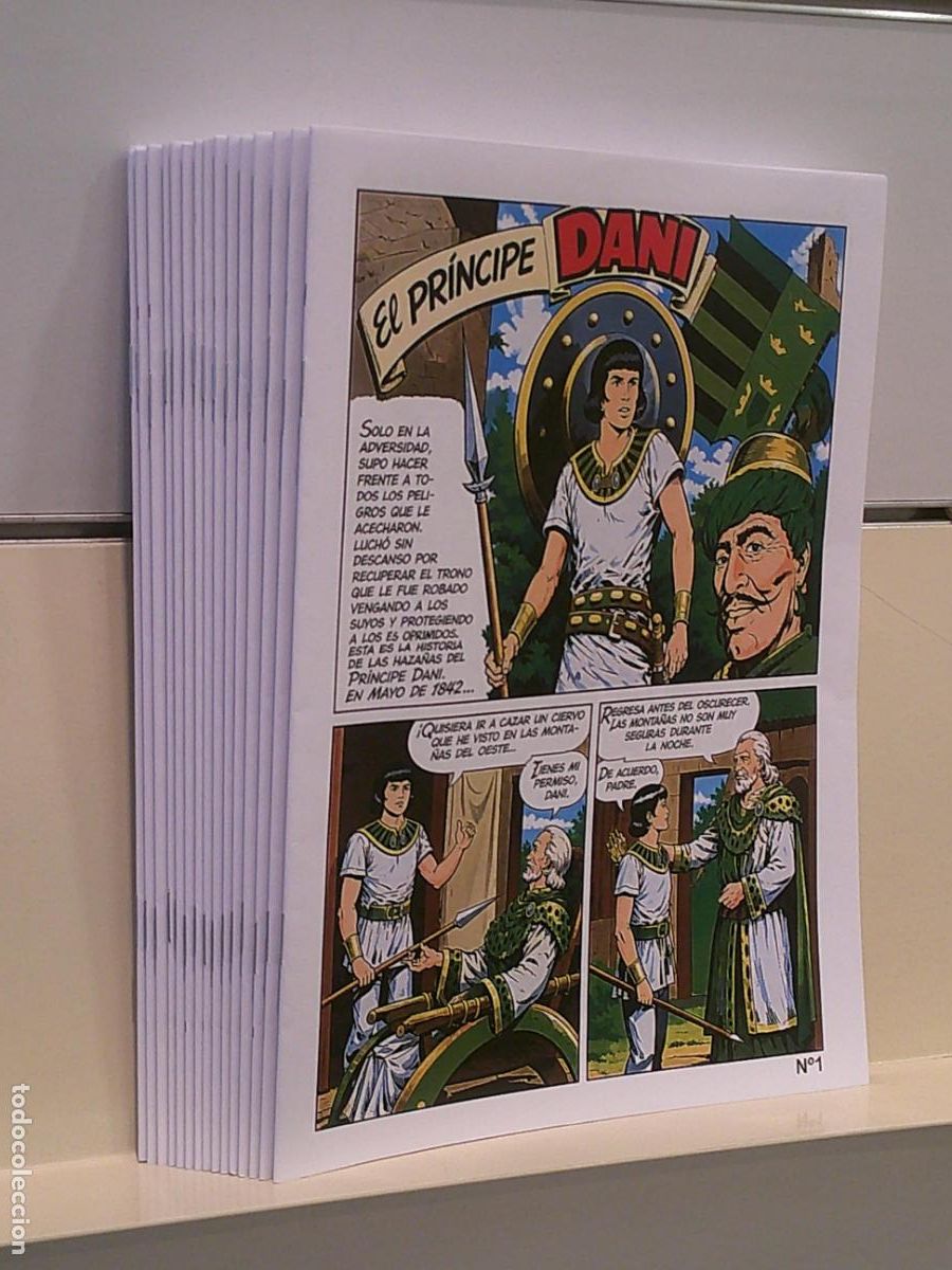 Tebeos: PRINCIPE DANI COMPLETA 17 NUM. - DE LA REVISTA RIN TIN TIN - REEDICION