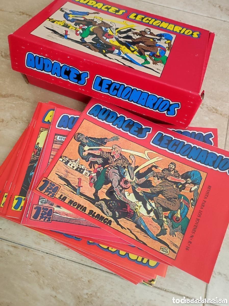 Tebeos: AUDACES LEGIONARIOS. N&ordm;. 1 al 42. En su caja completo comics tebeos
