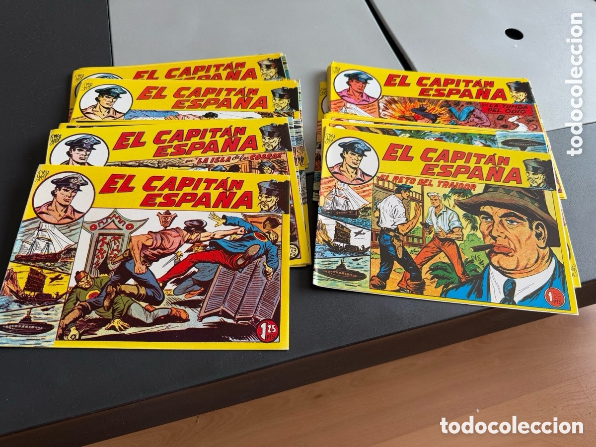 Tebeos: EL CAPIT&Aacute;N ESPA&Ntilde;A. COMPLETA. 32 N&uacute;meros