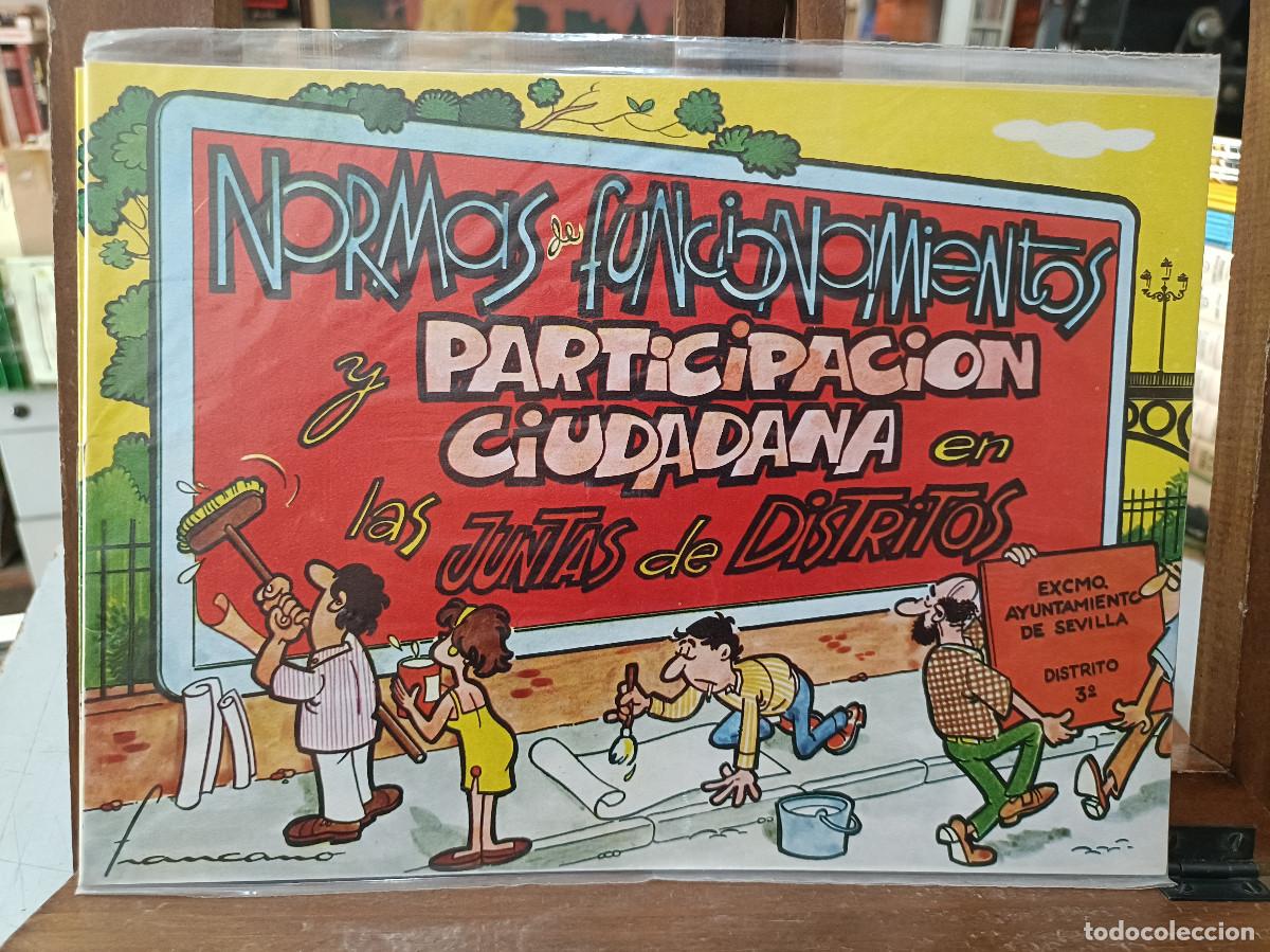 Tebeos: Norma de Funcionamientos y Participaci&oacute;n Ciudadana en las Juntas de Distritos - Sevilla 1986