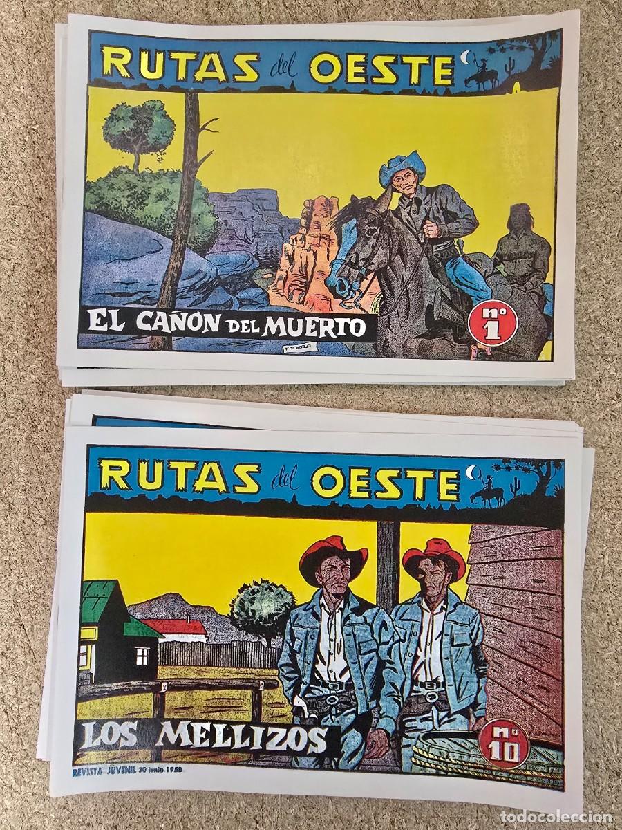 Tebeos: Rutas del Oeste.Completa 16 Tebeos.Soriano.Facsimil