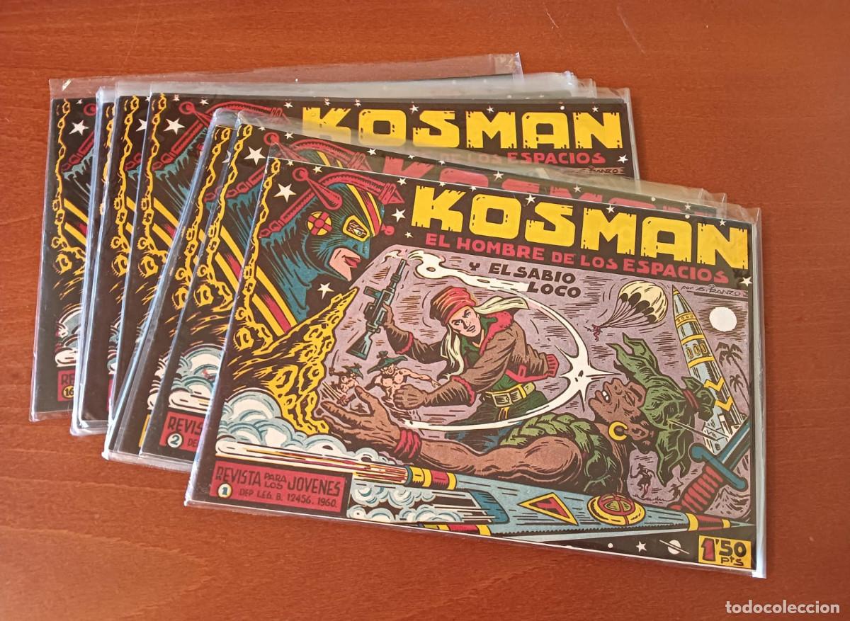 Tebeos: KOSMAN. EL HOMBRE DE LOS ESPACIOS Reedici&oacute;n completa 16 N&ordm;. J. G. IRANZO