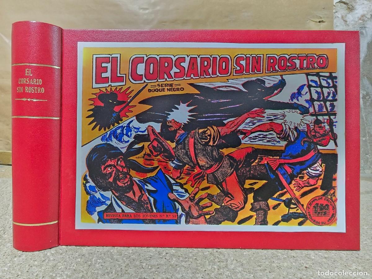 Tebeos: El Corsario sin Rostro.Completa 42 Tebeos en un Tomo.Maga.Facsimil