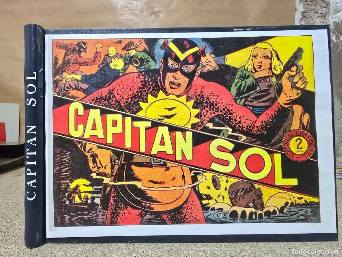 Tebeos: Capitan Sol.Completa 10 Tebeos en un Tomo.Grafidea.Facsimil