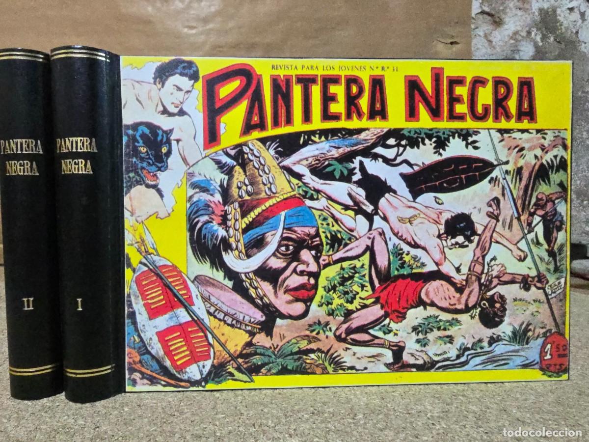 Tebeos: Pantera Negra.Completa 54 Tebeos en dos Tomos.Maga.Facsimil