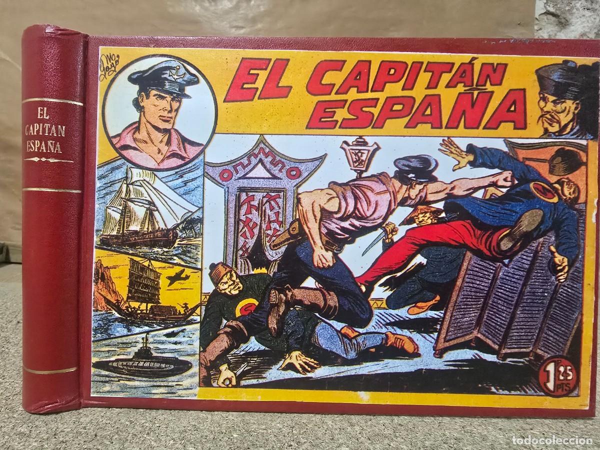 Tebeos: El Capitan Espa&ntilde;a.Completa 32 Tebeos en un Tomo.Maga.Facsimil