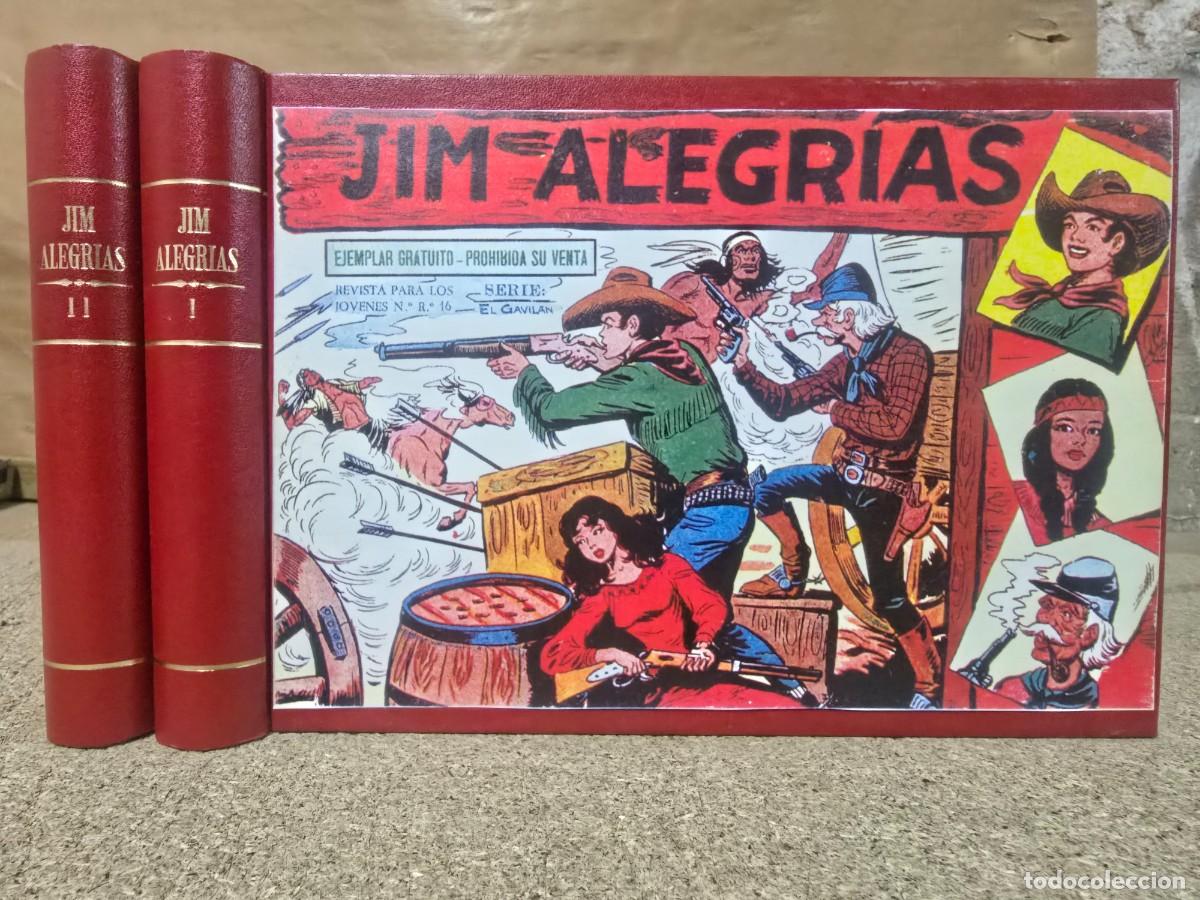 Tebeos: Jim Alegrias.Completa 69 Tebeos en dos Tomos.Maga.Facsimil
