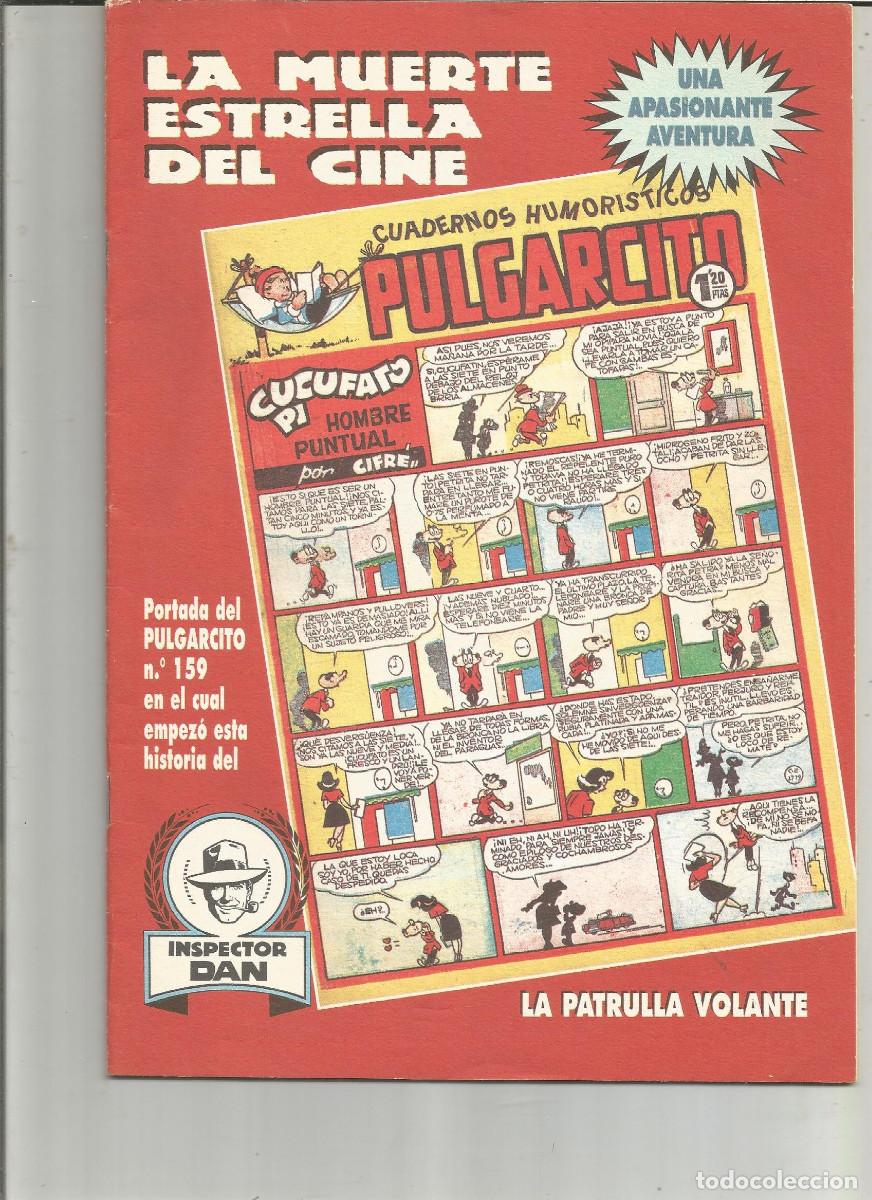 Tebeos: INSPECTOR DAN PULGARCITO LA MUERTE ESTRELLA DE CINE REEDICI&Oacute;N